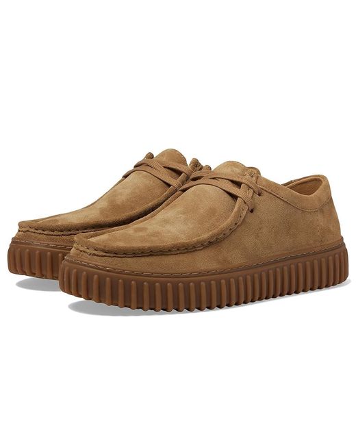 Clarks Brown Torhill Lo Lace-Up Boots 13 D for men