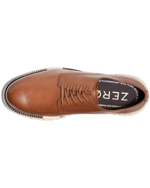 Cole Haan Brown Zerogrand Remastered Plain Toe Oxford for men