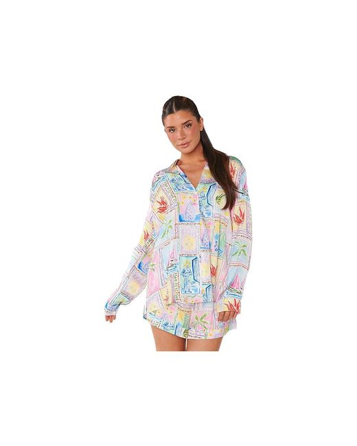 Show Me Your Mumu Black Early Riser Pj Set Pajama Sets, Spandex/Polyester