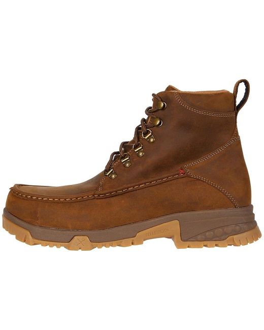 Twisted X Brown Mxcc001 (Distressed Saddle) Shoes for men