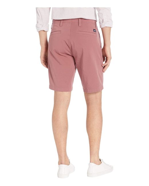 Dockers Cotton Smart 360 Flex Straight Fit Shorts in Washed Red (Red
