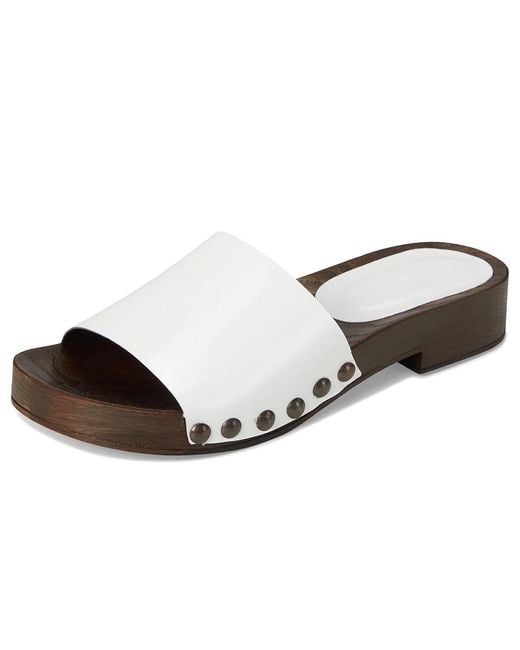 Steve Madden White Cento Sandals, Suede