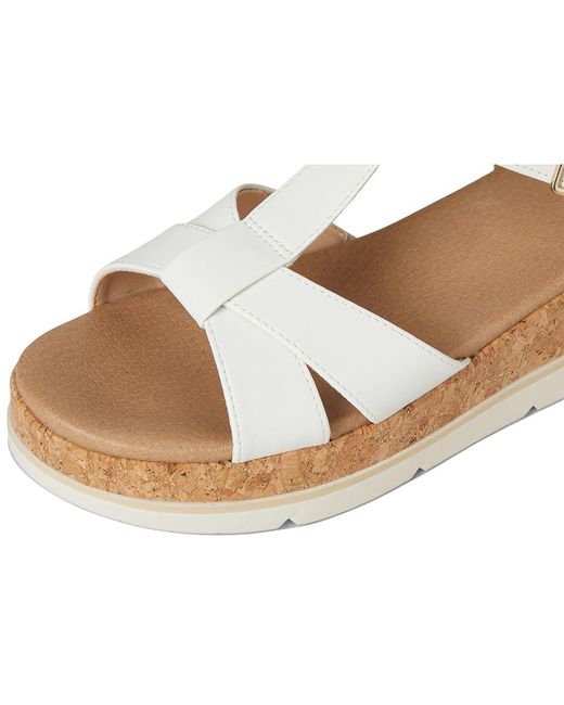 Dr. Scholls Metallic Once Again Wedge Shoes