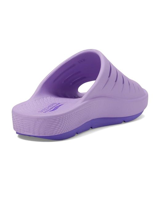 Skechers Purple Go Recover Refresh Arch Fit Slide () Sandals
