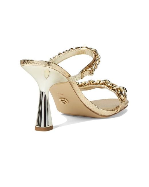 MICHAEL Michael Kors Metallic Clara Sandals Sandals 1, Textile