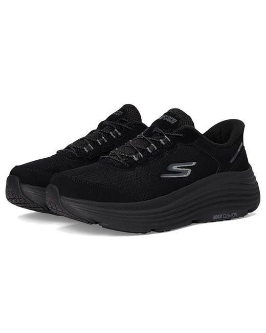 Skechers Black Max Cushioning Endeavour Cardova Hands Free Slip-Ins Shoes 5 B