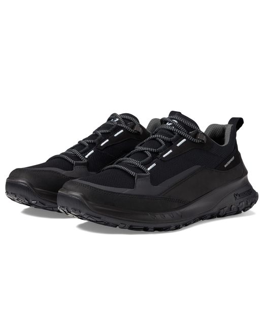 Ecco Black Ultra Terrain Waterproof Low Hiking Shoe for men