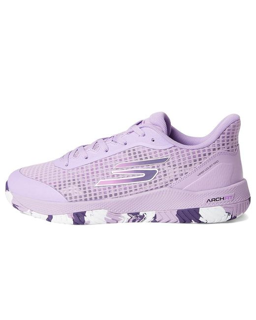 Skechers Purple Go Train Arch Fit Viper Court Pro