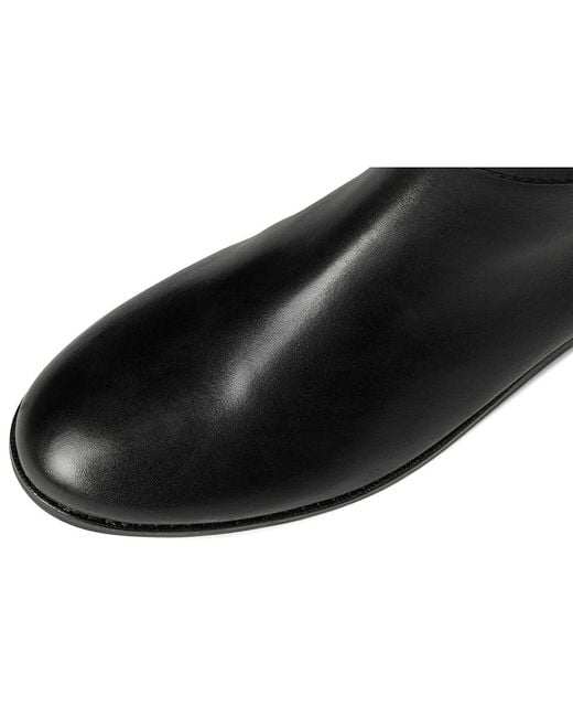 Ralph Lauren Black Brooke Ii Burnished Leather Tall Boots Boots 7 B