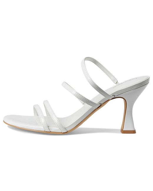 Calvin Klein White Jayla Sandals, Synthetic