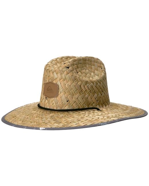 Quiksilver Outsider Straw Lifeguard Hat (tarmac Variable Camo) Safari