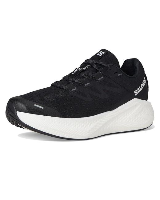 Salomon White Aero Glide 3 Running Shoes//Asphalt 11 B