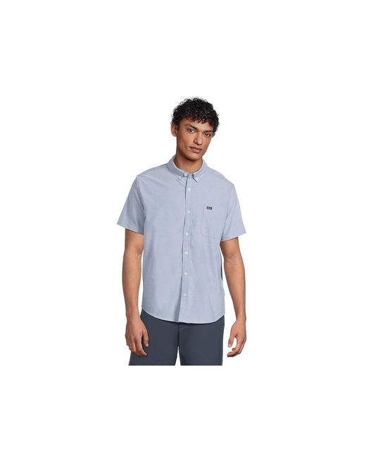 RVCA Blue That'Ll Do Stretch S/S Jacket, Cotton/Elastane/Polyester for men