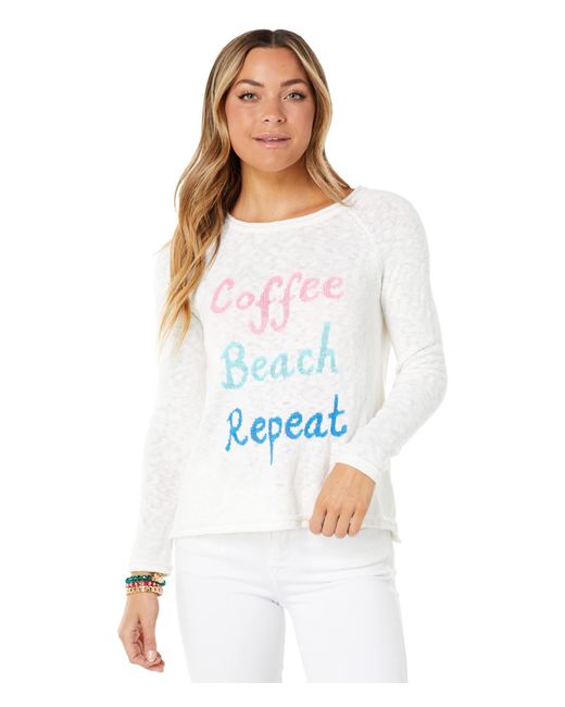 Lilly Pulitzer Synthetic Danette Sweater in White - Lyst