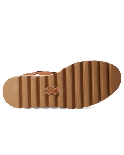 Söfft Brown Ruthie Sandals 10 M (B) Leather