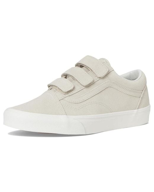 Vans White Old Skool V Skate Shoes 7.5