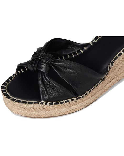 Franco Sarto Black Clementine Wedge Shoes, Leather