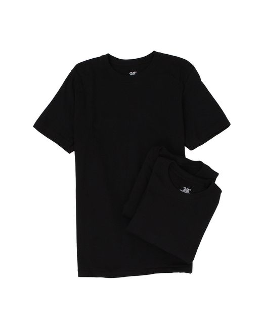 Jockey Black Cotton Crew Neck T-shirt 3-pack for men