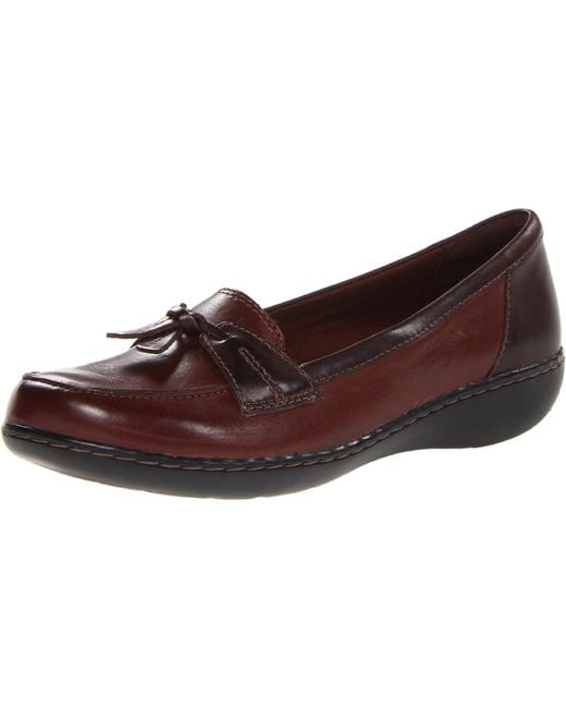 clarks ashland bubble burgundy