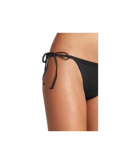 Becca Black Color Code Demi Tie Side Basic Bottom Swimwear, Nylon/Spandex