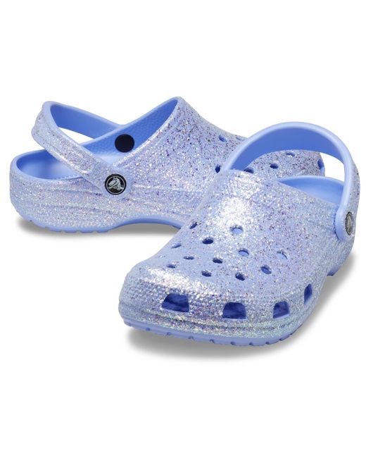 Crocs™ Classic Clog Glitter in Blue Lyst