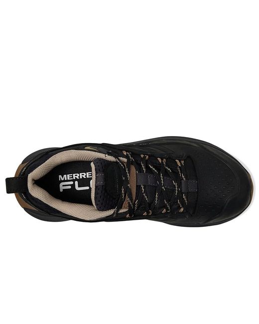 Merrell Black Moab Speed 2 Leather Waterproof Climbing Shoes for men