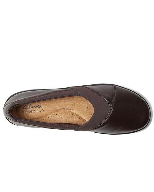 Flâneurs à enfiler en cuir pour femmes, Clarks, Cora Daisy | L'Équipeur