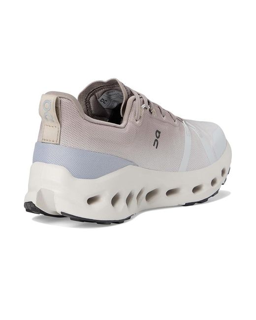 On Shoes Metallic Cloudsurfer Trail Waterproof Running Shoes Desert/Wolf for men