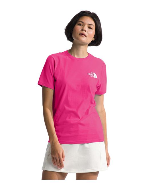 The North Face Pink S/s Box Nse Tee