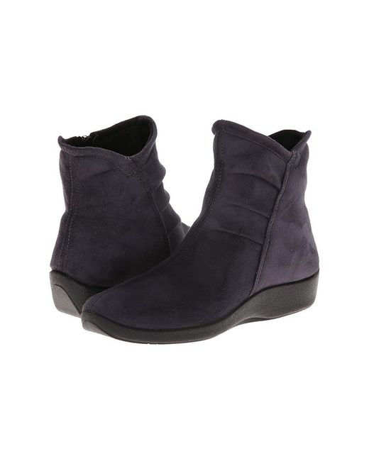 Arcopedico Black L19 ( Suede) Zip Boots
