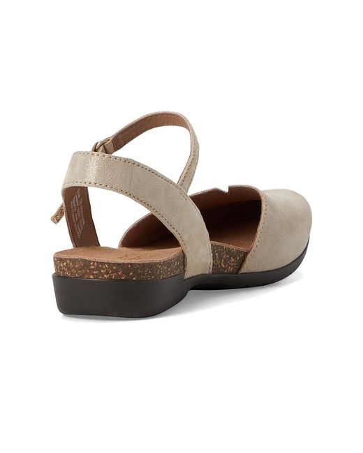 Dansko Metallic Rowan Shoes, Nubuck/Leather