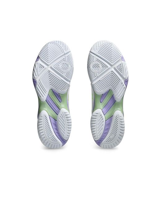 Asics White Netburner Ballistic Ff Mt 3 Volleyball Shoe (/Vapor) Tennis Shoes