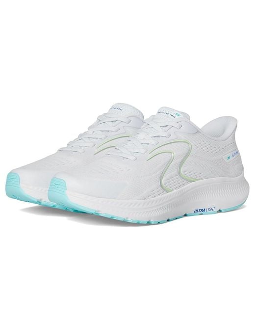 Skechers White Go Run Consistent 2.0 Lockhart Hands Free Slip-Ins Shoes 8 B