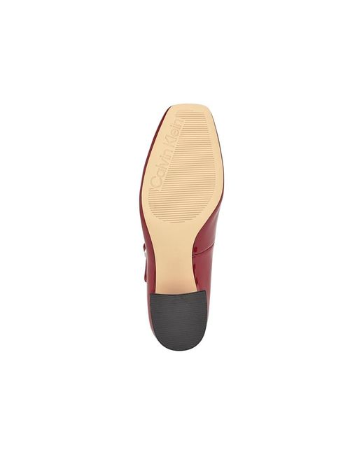 Calvin Klein Red Jatlee (Dark Patent) High Heels