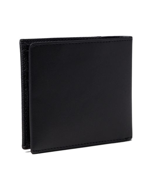 Bosca Leather Saffiano Executive Wallet in Black for Men | Lyst