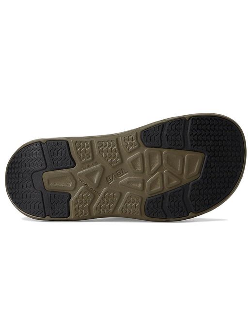 Teva Brown Apretrail Slide Sandals 13