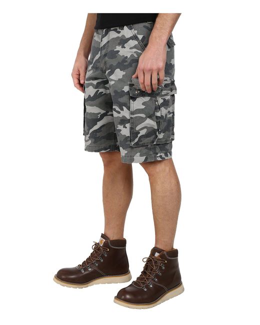 Carhartt Canvas Rugged Cargo Camo Short 