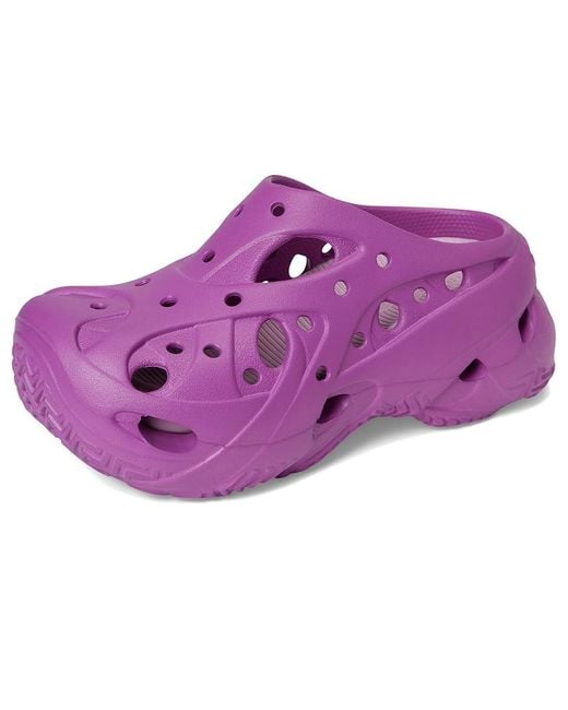CROCSTM Purple Caged Clogs Clog Shoes, Eva