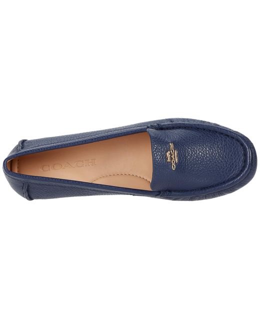 blue coach loafers