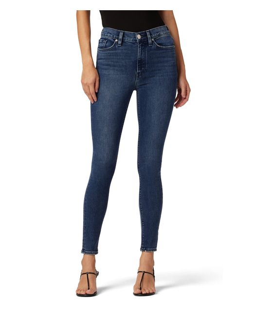 Hudson Jeans Barbara High-rise Super Skinny Ankle In Loyalty in Blue | Lyst