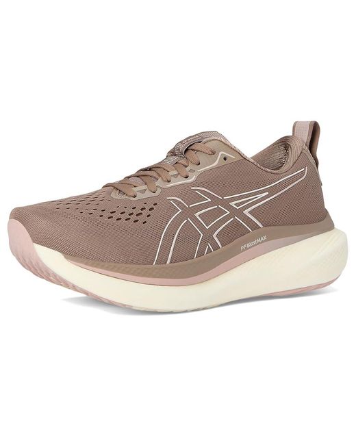Asics Multicolor Glideride Max Running Shoes Taupe/Birch 5.5 B