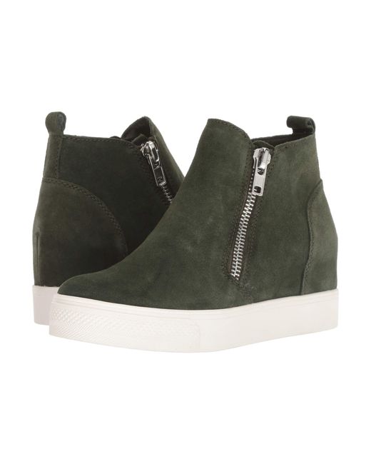 olive steve madden sneakers