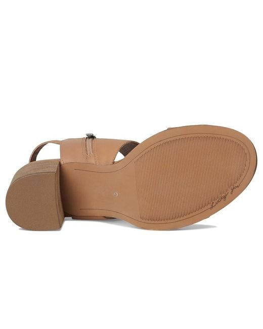 Lucky Brand Brown Dinzin Double Band Heeled Sandals Sandals Rhodonite/Ecru 6.5 B