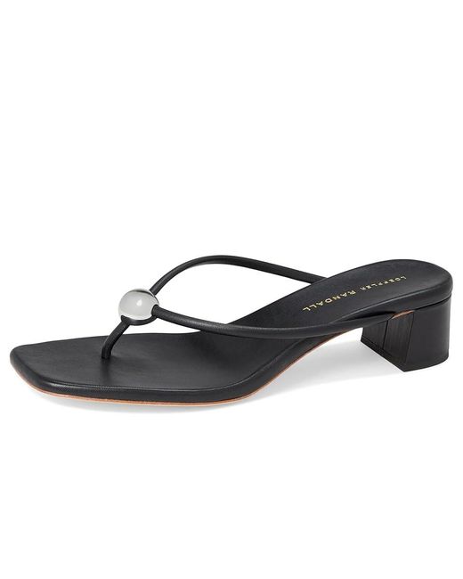 Loeffler Randall Black Odessa Heeled Mules W/ Hardware Dress Sandals 8 B