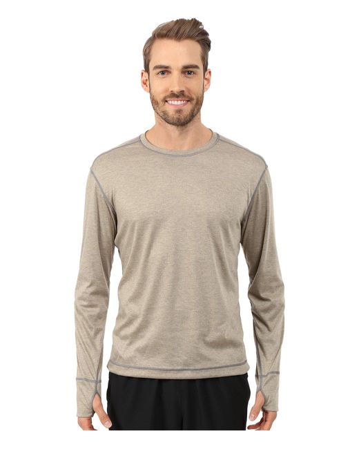 Hot chillys Geo Pro Crewneck in Natural for Men | Lyst