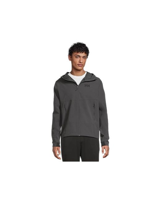 Helly Hansen Black Blaze Softshell Hood Jacket, Elastane/Mesh/Polyamide for men