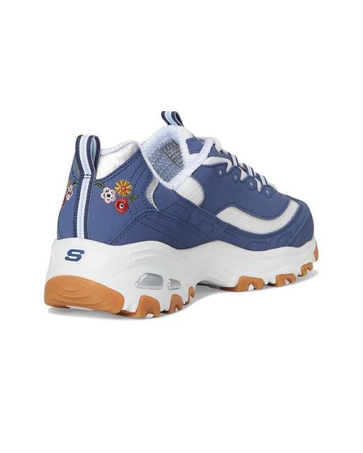 Skechers Blue D'Lites-Spring Bloom Shoes 10 B