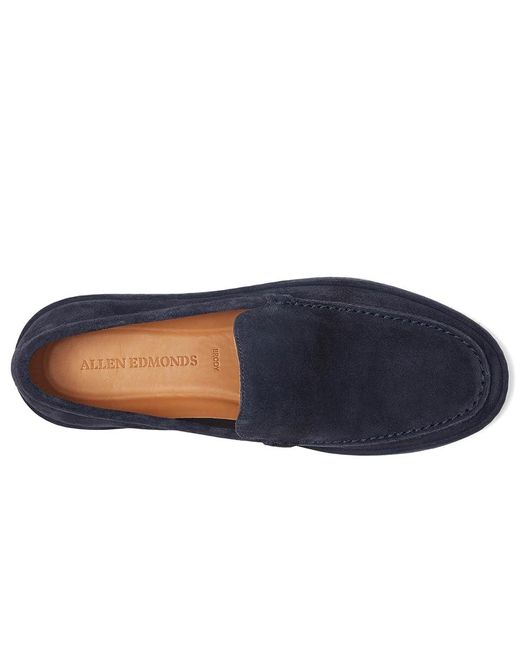 Allen Edmonds Blue Brody-1 Shoes 11.5 D (M) Leather/Suede for men