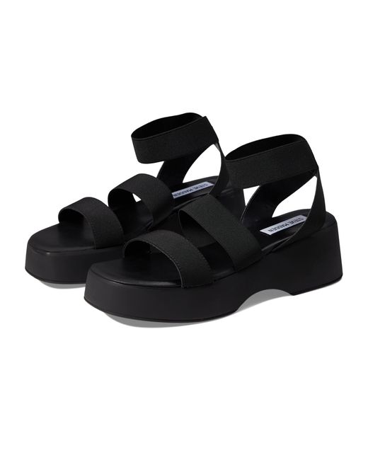Steve Madden Synthetic Sashes Sandal In Black Lyst