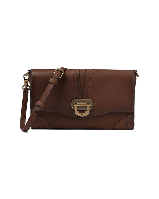 Frye Piper Wallet Crossbody in Brown Lyst